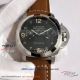 Perfect Replica Luminor Panerai GMT PAM 441 Watch Brown Leather Strap (4)_th.jpg